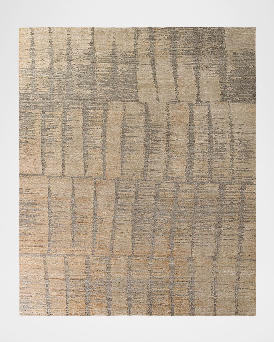 Kolkata Hand-Knotted Rug, 6' x 9'